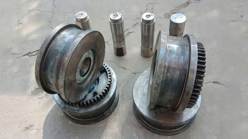 Port crane wheel set