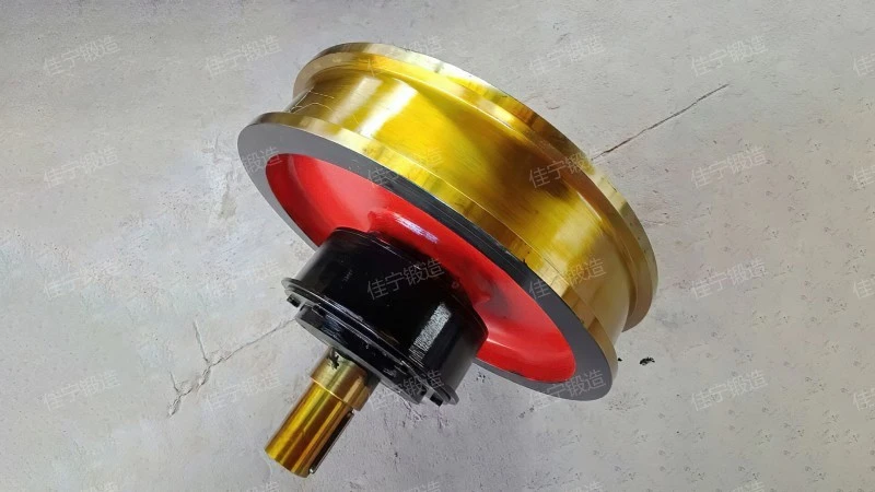 Crane wheel set