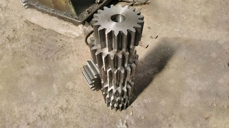 Perforated gear ring