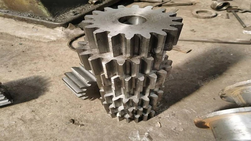 Perforated gear ring