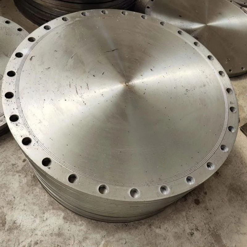 Porous tube plate flange
