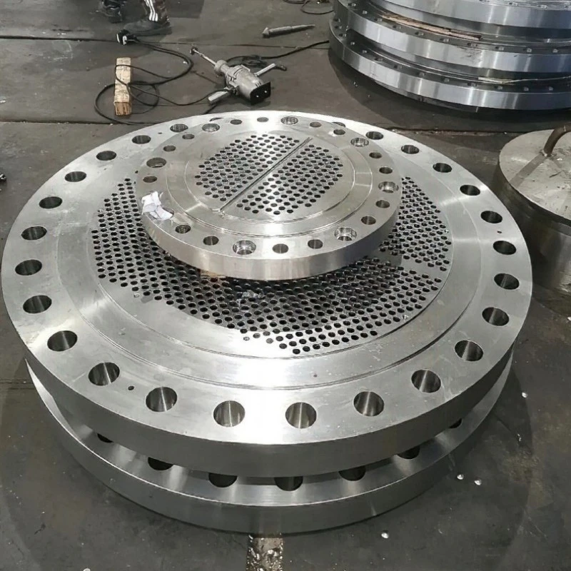 Aluminum alloy tube plate flange