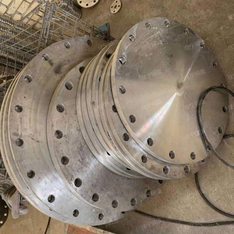 Double hole blind flange