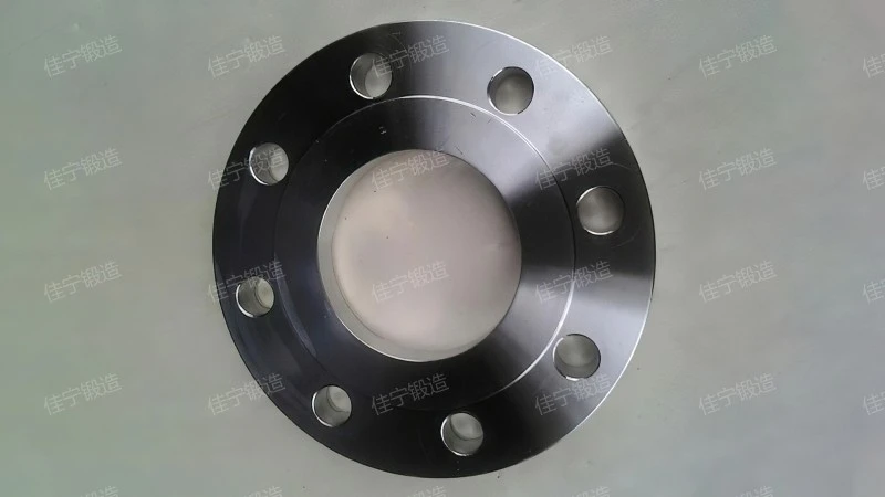 Threaded pipe connection flange ring